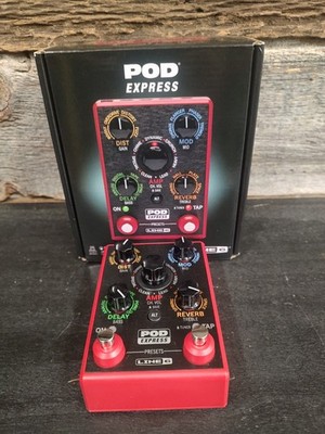 Line 6 Pod Express Guitar Effects Processor Red