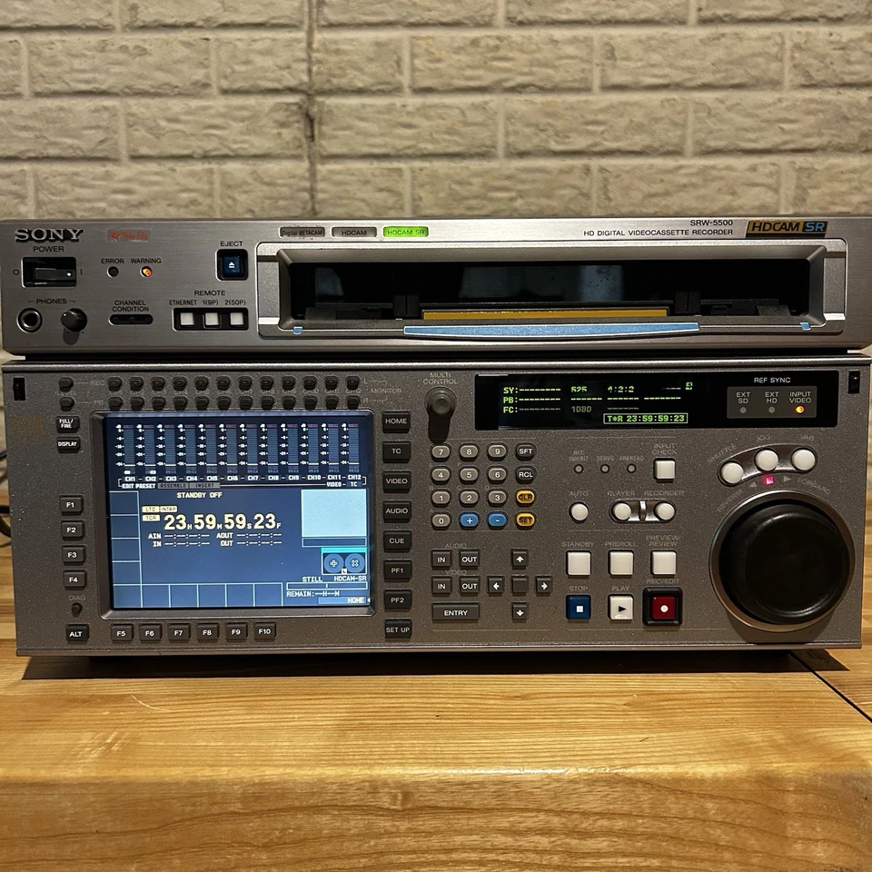 Sony SRW-5500 HDCAM-SR Studio VTR – Powers On, Accepts Tape – No Hour Meter - Image 4 of 4