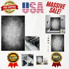 5x7ft Abstract Black Gray Portrait Photography Backdrops Photo Studio Prop Ba...