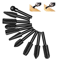 10 StüCk HolzfräSer FüR Bohrmaschine Holzraspel Raspel Set Feilen Holz Bohrer Fr