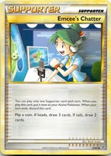 Emcee's Chatter Pokemon Card Unleashed 73/95 Uncommon English LP
