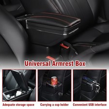 Armrest Box Double Layer Car Interior Storage Center Console Usb Port Usa Armrest Box Double Layer Car Interior Storage Center Console Usb Port Usa