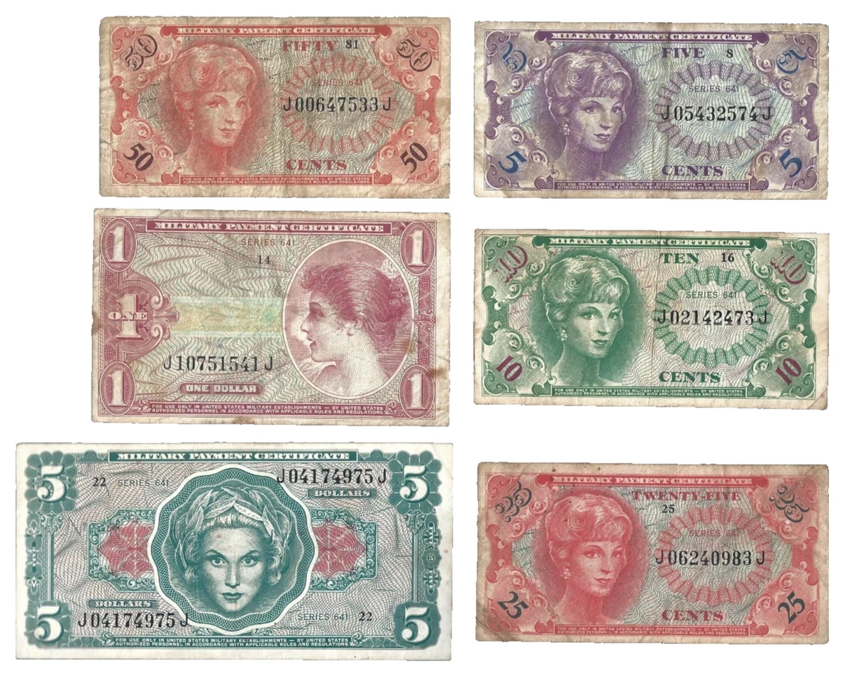 Circulated $1 US Military Payment Certificates for sale | eBay