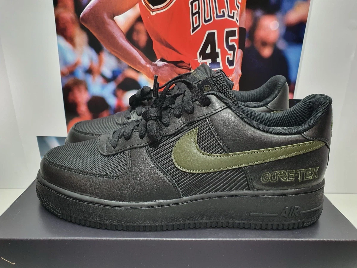 Nike Air Force 1 GORE-TEX Low Black Cargo Khaki for sale | eBay