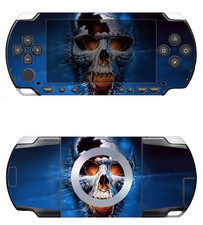 Blue Skull 108 Vinyl Decal Skin Sticker for Sony PSP 1000