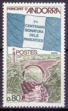 Timbre / Stamp  ANDORRE 1978 Y&T N° 268 Neuf **  SANS CHARNIÈRE (MNH)