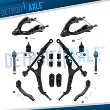 Front Upper Lower Control Arm Tie Rod Sway Bar for 1994-95 Integra Civic Del Sol