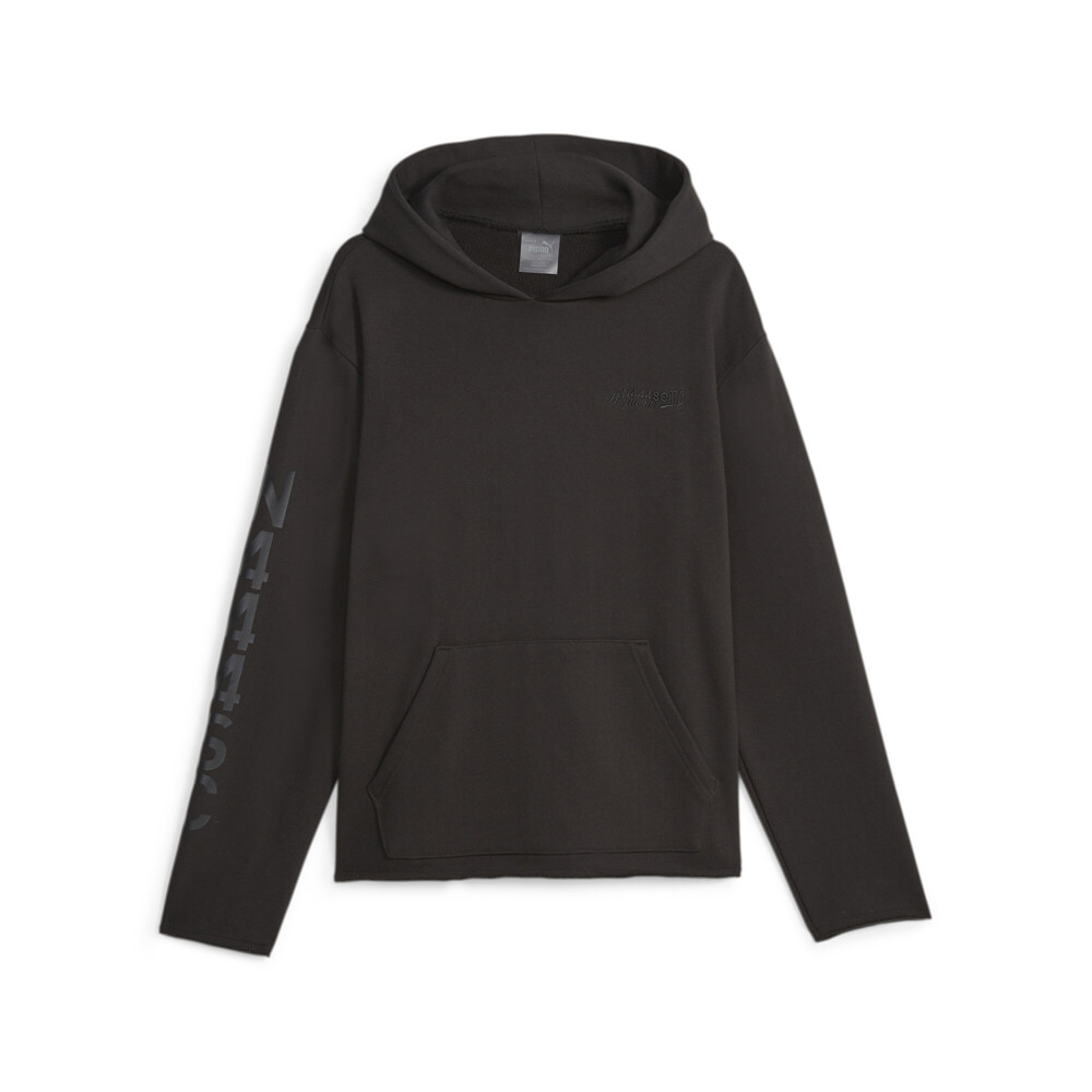 Пуловер с капюшоном Puma Above The Clouds, мужская черная повседневная верхняя одежда 62196201