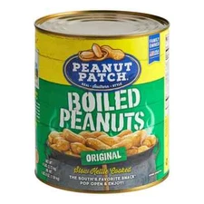 Peanut Patch Original Boiled Peanuts #10 Can - 6/Case