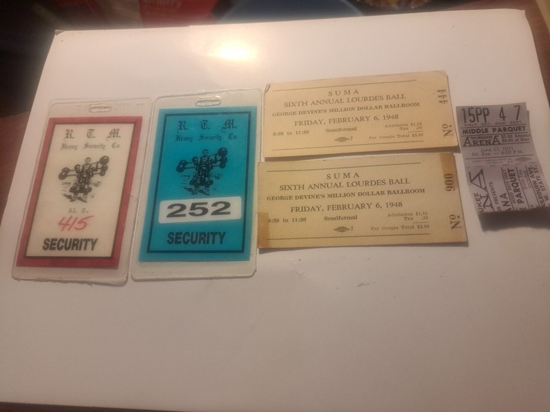 1948 Lourdes Ball Tickets