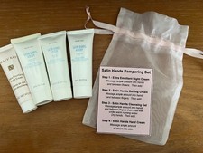 Mary Kay Satin Hands Travel Set with Organza Drawstring Bag