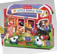 Fisher Price My Little People Farm (Lift the Flap Playbooks) - Board book - GOOD