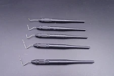 Lot x5) American Eagle Dental Probe 12b #12 Black Periodontal Instruments