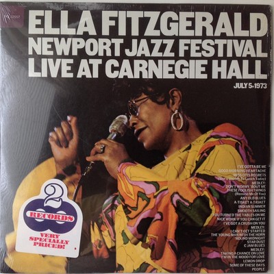 Ella Fitzgerald-Newport Jazz Festival-Live at Carnegie Hall-[2 LP] 1973 - SEALED