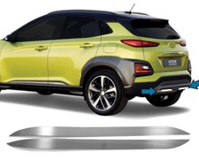 Guarnizioni scarico paraurti posteriore cromato in acciaio per Hyundai Kona (2017-20)