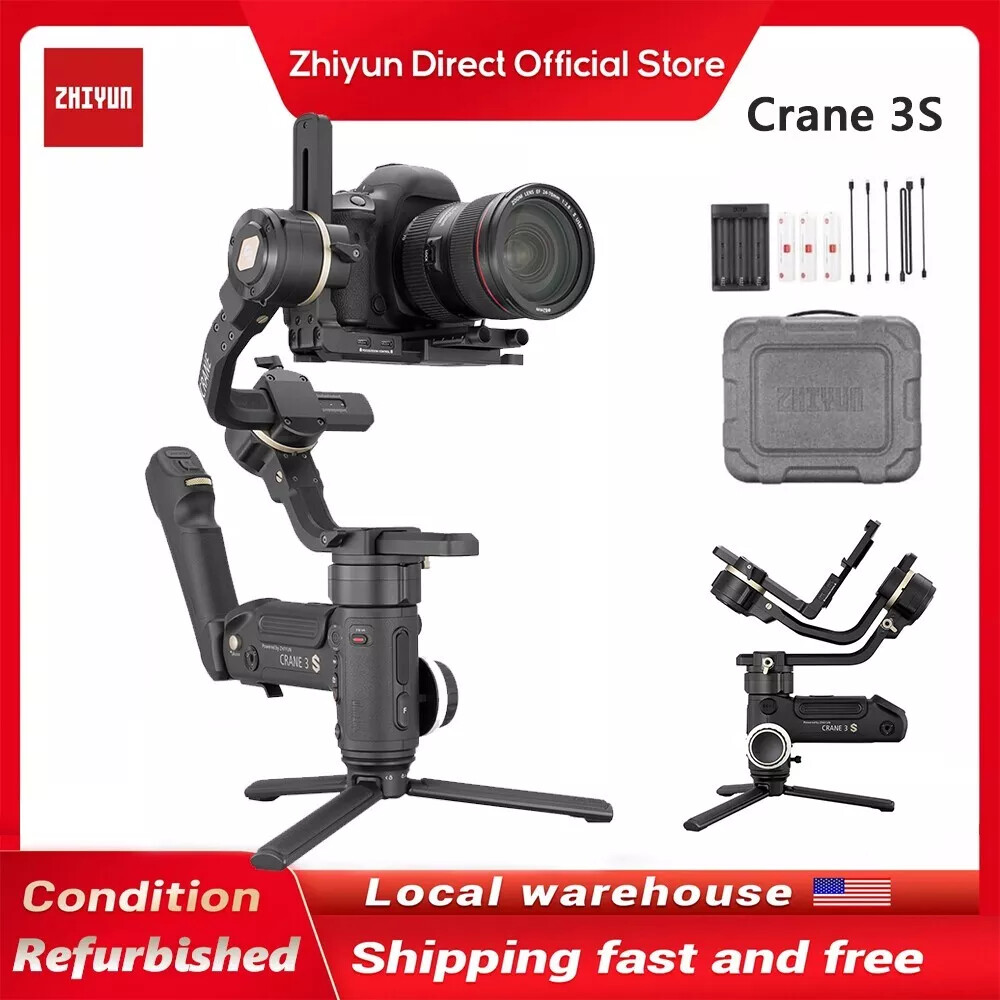 ZHIYUN Crane 3S 3-Axis Gimbal Stabilizer for DSLR & Camcorde