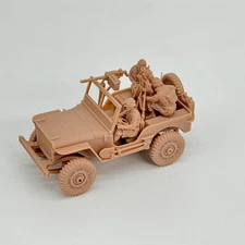 1/72 Scale Resin Model US WW2 Army JEEP WILLY CREW Tabletop Miniatures Diorama