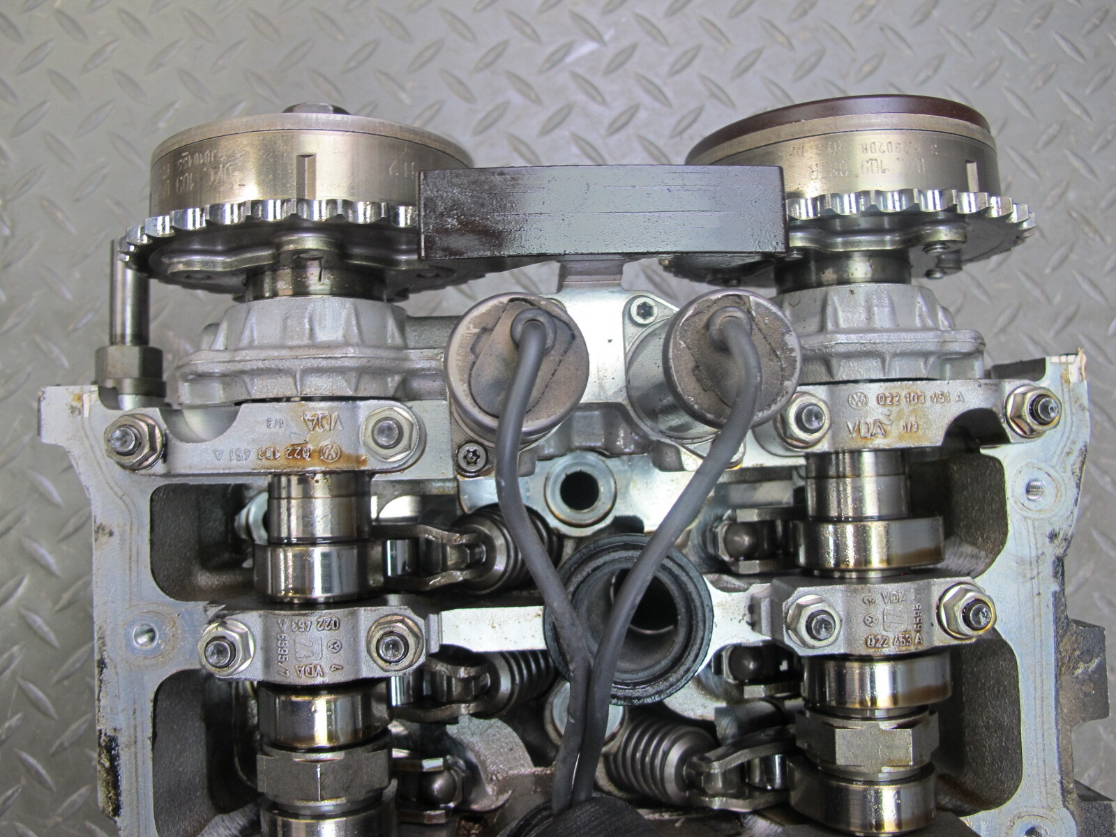 03-10 BENTLEY CONTINENTAL GTC GT 6.0L ENGINE LEFT CYLINDER HEAD W CAMSHAFTS 37k