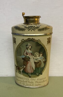 Vintage Antique Yardley's Old English Lavender Talc Powder Tin - Main Image