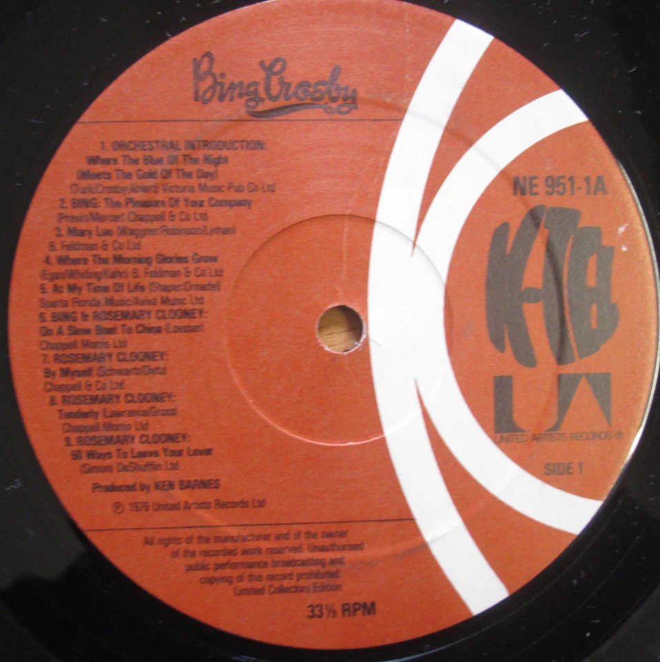 Bing Crosby Live At The London Palladium 2xLP Gatefold 1976 K-Tel NE 951 NM/EX - Image 3 of 4