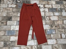 Sienna Sky Large Burnt Orange High Waist Paper Bag Pants