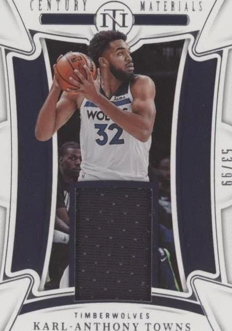 2017-18 Panini National Treasures - Karl-Anthony Towns #57 for
