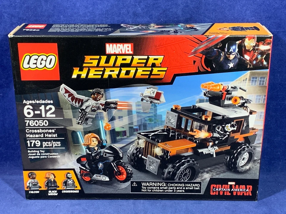 Nuevo CROSSBONES' HAZARD HEIST - Super Heroes Lego 76050 MARVEL Motocicleta JEEP Foto 2 de 4