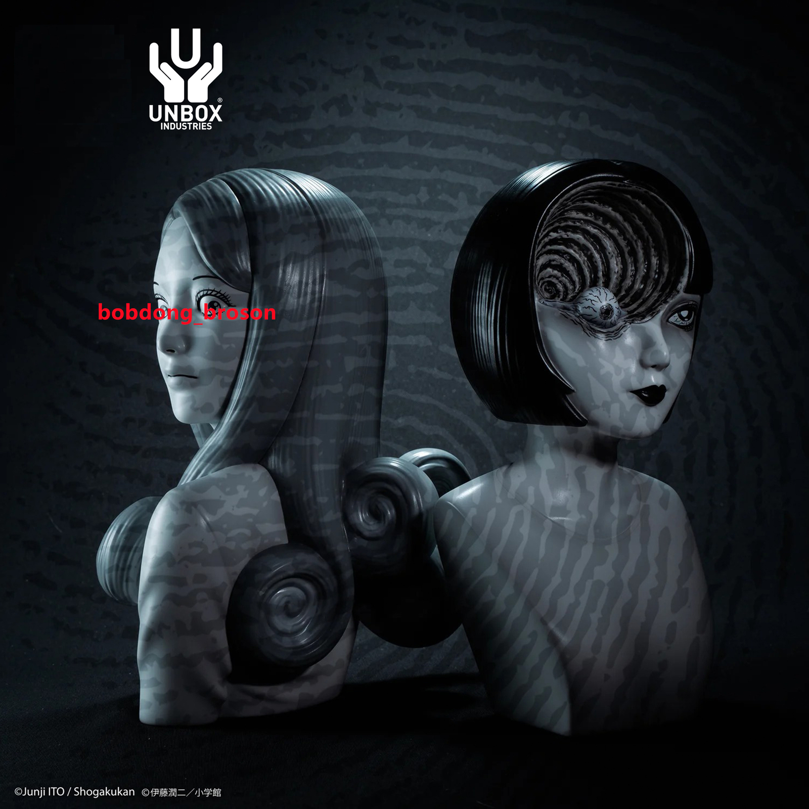 Figura de diseñador Sofubi de vinilo suave Azami Kurotani Kirie Goshima Junji Ito SIN CAJA