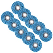 10 Pack 4.5"×7/8" Strip Disc Wheel Paint Rust Removal For Angle Grinder New