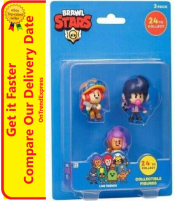 BRAWL STARS 3 Pack Figure of Shelly Bibi Jessie NEW