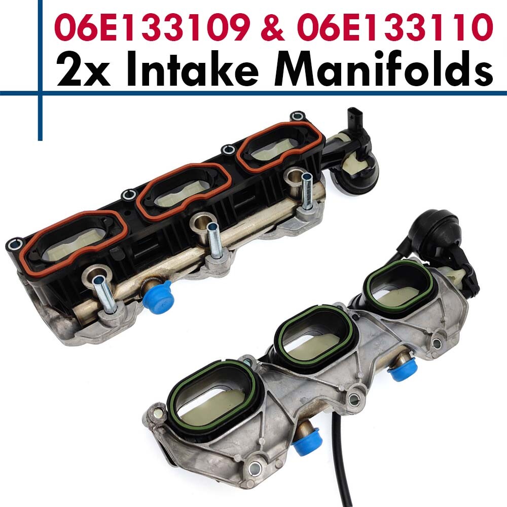 High-Performance Intake Manifolds 06E133109 06E133110 for Audi S4 S5 A6 A7 Q5 Q7 Touareg 3.0T