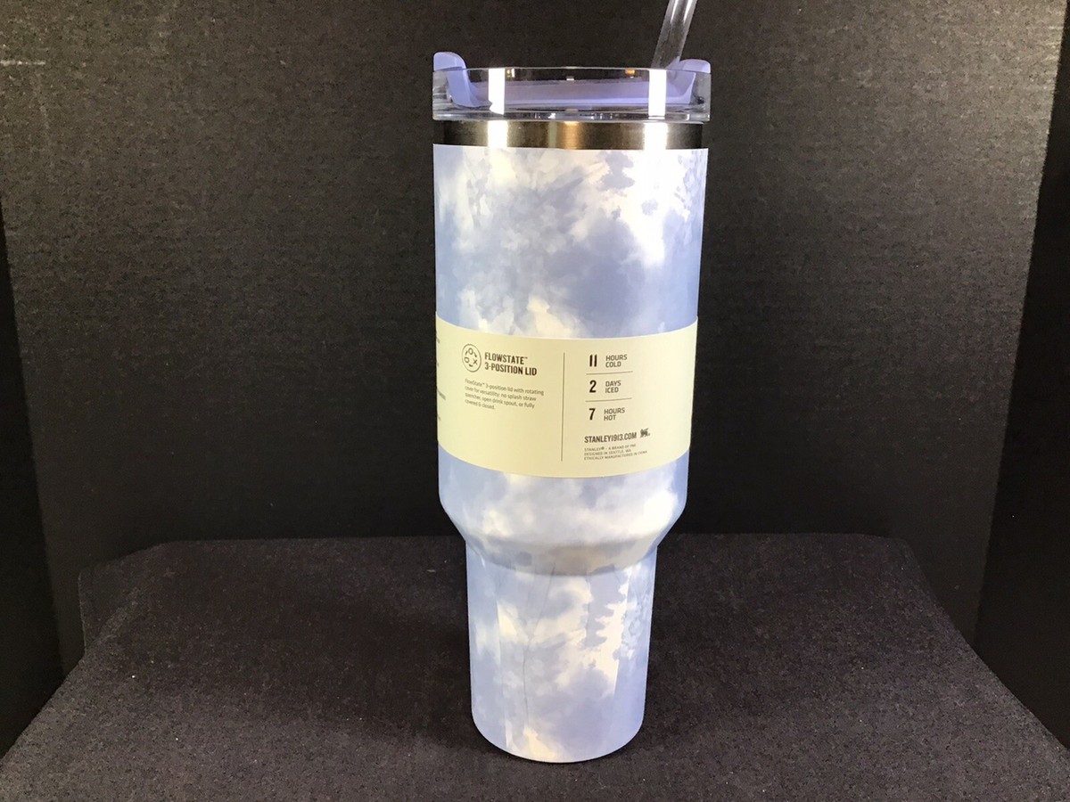 Stanley Flowstate Tumbler 40oz Blue OCEAN TIE DYE LIMITED EDITION