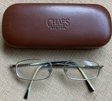 Ralph Lauren Chaps CP 2007 103 Full Metal Rim Eyeglasses Frame 51   18 145  Case