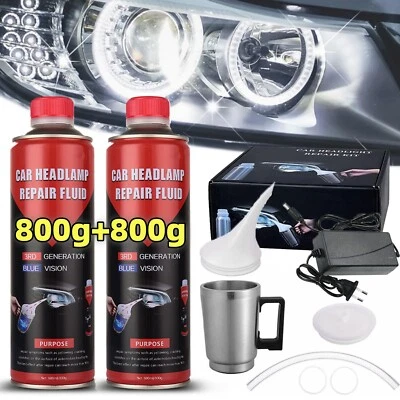 800g+800g Faros Profesional Coche Tratamiento Set / Vaporización / Reparación DE