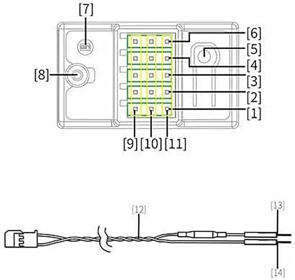 Flysky INr4 GYB Empfänger AFHDS Ausgangsempfänger für Flysky NB4 RC-Sender - Bild 2 von 4