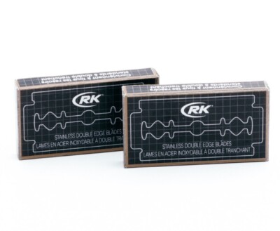RK HENSON Stainless Steel Razor Double Edge AL13 Replacement Blades 10 ...