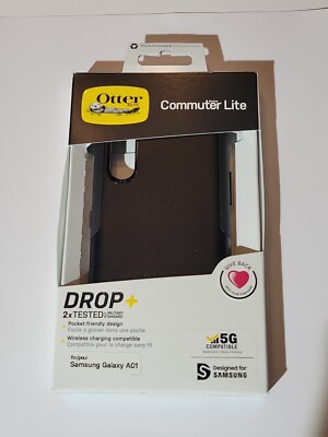 OtterBox 77-80894 Commuter Lite Series Phone Case for Samsung Galaxy A01- Black