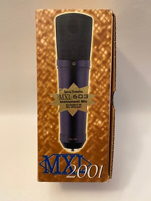 【美品】MXL 2001/603S コンデンサーマイクセット MXL 2001 Large Capsule Condenser Microphone & MXL 603S Instrument
