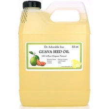 Premium Pure Organic Cold Pressed Guava Seed Oil Anti-Ageing 2 oz up to 7 LB
