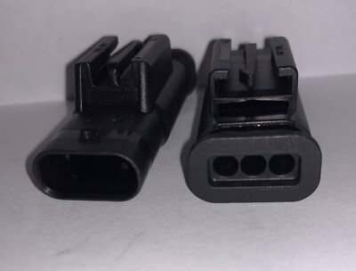 872-658-521 Hirschmann 3 Way 1.2 SealStar MA connector Male Black Key Way A