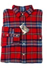 Polo Ralph Lauren Flannel Workshirt BIG & TALL Men's Red Plaid SHIRT 3XLT