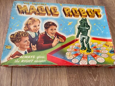 Merit Magic Robot Vintage Board Game Collectable Rare Edition