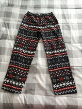 Cat  Jack Christmas Pajamas Pants Medium 8/10 Unisex