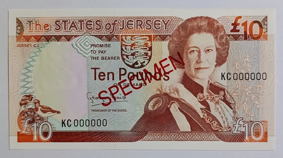 Lote de 10 muestras de jersey (2) - Tipos de retratos de la reina Isabel II - Channel Island Foto 4 de 4