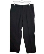Jos A Bank Men's Dress Pants 100 New Wool Black Cuffed No Tag See Measurements