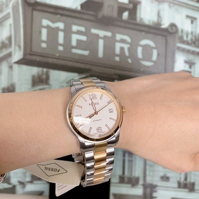 Fossil ME3227 Heritage Automatic Two-Tone Stainless Steel Watch