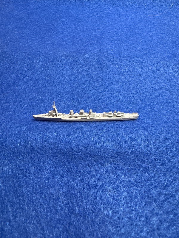 GHQ Micronauts WWII  1/2400, Japanese CL Tenryu, cleaned, assembled, primed #1