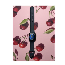 Apple Watch SE 44mm Black Aluminum Case Black Silicone Band GPS LTE Bluetooth