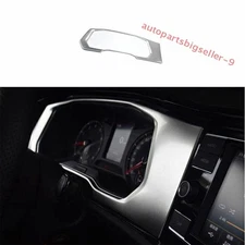For VW Jetta Mk7 2019-24 Silver Steel Dash Speedometer Odometer Frame Trim 1PC