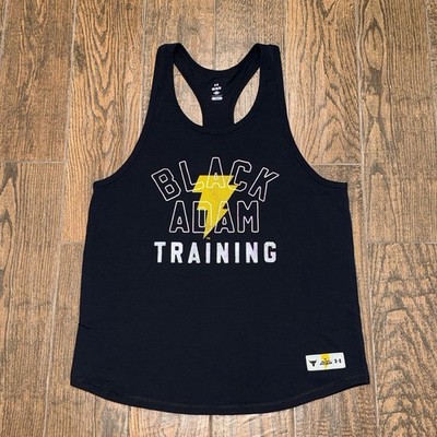 Under Armour Mens Project Rock DC Comics Black Adam Loose Tank Top Shirt Large